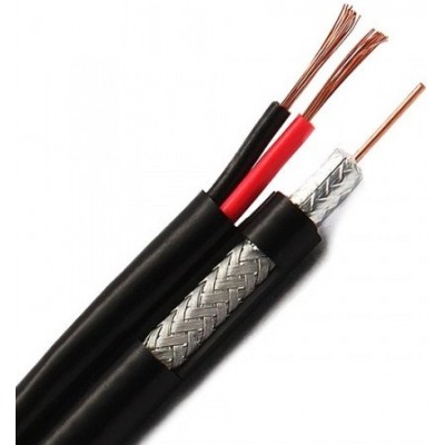 Кабель коаксиальный RG690-Cu+2*0.75 PE бухта 305м