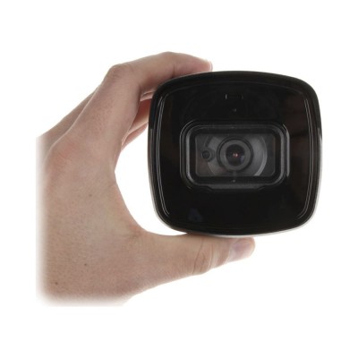 HDCVI видеокамера 8Мп Dahua DH-HAC-HFW1800TLP-A (2.8 мм) со встроенным микрофоном для системы видеонаблюдения