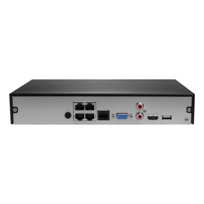 IP-видеорегистратор 4-канальный c PoE Dahua DHI-NVR1104HS-P-S3/H для систем видеонаблюдения
