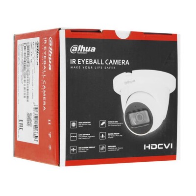 HDCVI видеокамера 2 Мп Dahua DH-HAC-HDW1231TLMQP-A (2.8 мм) со встроенным микрофоном для системы видеонаблюдения