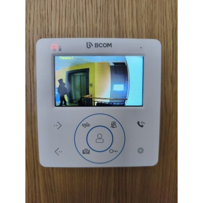 Комплект відеодомофона BCOM BD-480 White Kit