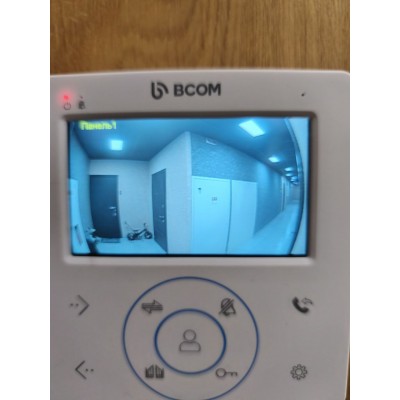 Комплект відеодомофона BCOM BD-480 White Kit
