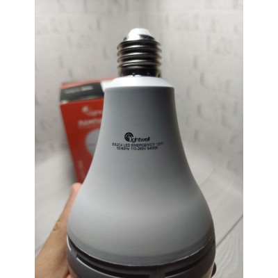 Комплект з 3-х ламп LED Lightwell BS2C4 15 Вт Е27 із вбудованим акумулятором