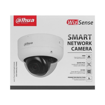 IP-видеокамера 4 Мп Dahua DH-IPC-HDBW3441E-AS-S2 (2.8 мм) с видеоаналитикой для системы видеонаблюдения IP-видеокамера 4 Мп Dahua DH-IPC-HDBW3441E-AS-S2 (2.8 мм) с видеоаналитикой для системы видеонаблюдения