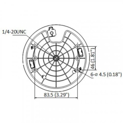 IP PTZ відеокамера 4Мп Hikvision DS-2DE2A404IW-DE3(C0)(S6)(C) (2.8-12 мм) з вбудованим мікрофоном для системи відеонагляду