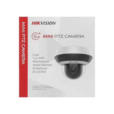 IP PTZ відеокамера 4Мп Hikvision DS-2DE2A404IW-DE3(C0)(S6)(C) (2.8-12 мм) з вбудованим мікрофоном для системи відеонагляду