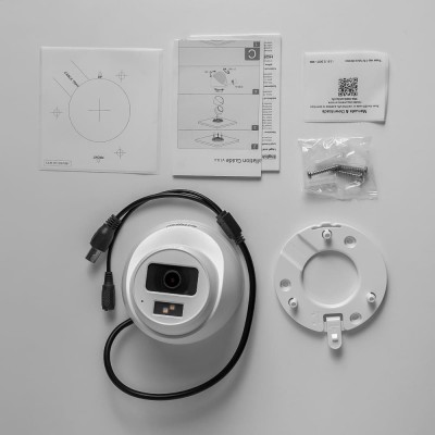 HDCVI відеокамера 5 Мп Dahua DH-HAC-HDW1500CLQP-IL-A (2.8 мм) з подвійним підсвічуванням для системи відеонагляду