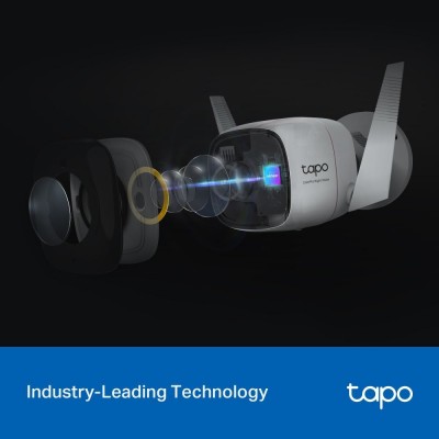 IP-камера TP-LINK Tapo C325WB 4MP Wi-Fi N300 microSD наружная ColorPro IP-камера TP-LINK Tapo C325WB 4MP Wi-Fi N300 microSD наружная ColorPro