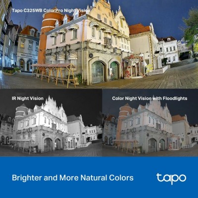 IP-камера TP-LINK Tapo C325WB 4MP Wi-Fi N300 microSD наружная ColorPro IP-камера TP-LINK Tapo C325WB 4MP Wi-Fi N300 microSD наружная ColorPro