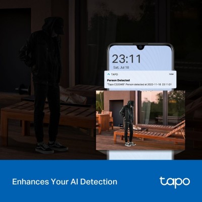 IP-камера TP-LINK Tapo C325WB 4MP Wi-Fi N300 microSD наружная ColorPro IP-камера TP-LINK Tapo C325WB 4MP Wi-Fi N300 microSD наружная ColorPro