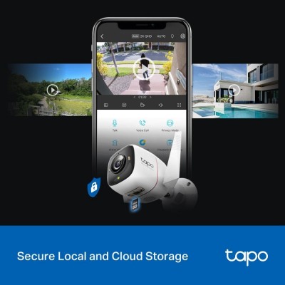 IP-камера TP-LINK Tapo C325WB 4MP Wi-Fi N300 microSD наружная ColorPro IP-камера TP-LINK Tapo C325WB 4MP Wi-Fi N300 microSD наружная ColorPro