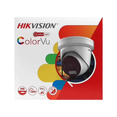 IP-відеокамера 4 Мп Hikvision DS-2CD2347G2H-LIU (eF) (2.8 мм) з подвійним підсвічуванням для системи відеонагляду