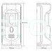 IP-відеопанель Dahua DHI-VTO2101E-P-S2 для IP-домофонів