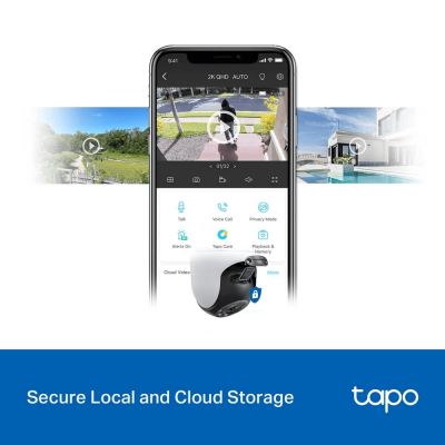 IP-камера TP-LINK Tapo C520WS 4MP Wi-Fi N300 1xFE LAN внешняя поворотная IP-камера TP-LINK Tapo C520WS 4MP Wi-Fi N300 1xFE LAN внешняя поворотная