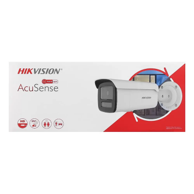 IP-видеокамера 4 Мп Hikvision DS-2CD2T43G2-4LI (2.8 мм) AcuSense с двойной подсветкой для системы видеонаблюдения IP-видеокамера 4 Мп Hikvision DS-2CD2T43G2-4LI (2.8 мм) AcuSense с двойной подсветкой для системы видеонаблюдения