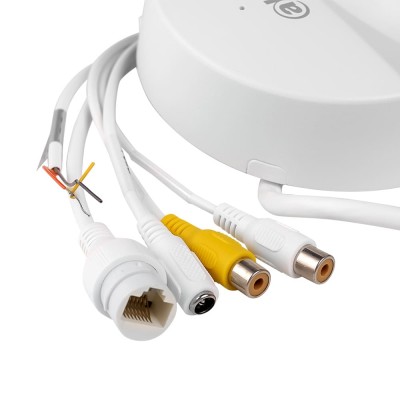 IP-видеокамера 4 Мп Dahua DH-IPC-HDBW2449F-AS-IL (2.8 мм) с двойной подсветкой и микрофоном для системы видеонаблюдения