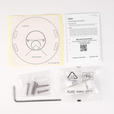 IP-видеокамера 4 Мп Dahua DH-IPC-HDBW2449F-AS-IL (2.8 мм) с двойной подсветкой и микрофоном для системы видеонаблюдения