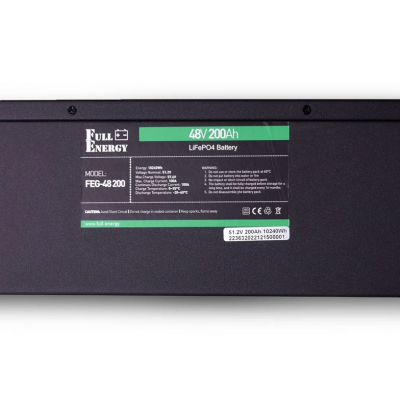 Акумулятор LiFePO4 (літій залізо фосфатний) 48В 200А·год Full Energy FEG-48200
