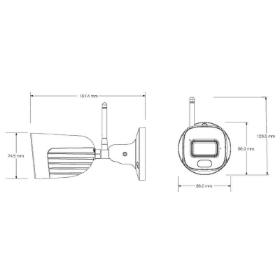 IP-відеокамера 4 Мп Provision-ISR BSH-340WIPSN-28 (2.8 мм) з вбудованим мікрофоном для системи відеонагляду IP-відеокамера 4 Мп Provision-ISR BSH-340WIPSN-28 (2.8 мм) з вбудованим мікрофоном для системи відеонагляду