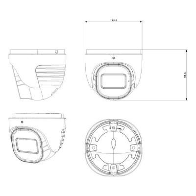 IP-відеокамера 4 Мп Provision-ISR DH-340IPSN-MVF-B (2.8-12 мм) з відеоаналітикою для системи відеонагляду IP-відеокамера 4 Мп Provision-ISR DH-340IPSN-MVF-B (2.8-12 мм) з відеоаналітикою для системи відеонагляду