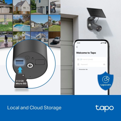 Комплект умной беспроводной камеры TP-LINK TAPO C411 KIT 2K QHD и солнечной панели