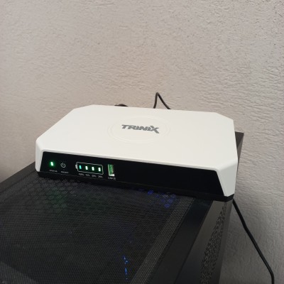 Джерело безперебійного живлення DC UPS Trinix TRX-MUPS-3648PoE (20000mAh LiFePo4) 5V/9V/12V/24V/48V/PoE, LiFePo4 4*5Ah, для роутера і медіаконвертера Джерело безперебійного живлення DC UPS Trinix TRX-MUPS-3648PoE (20000mAh LiFePo4) 5V/9V/12V/24V/48V/PoE, LiFePo4 4*5Ah, для роутера і медіаконвертера