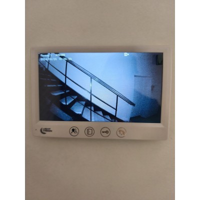 Видеодомофон 7" Light Vision AMSTERDAM FHD White