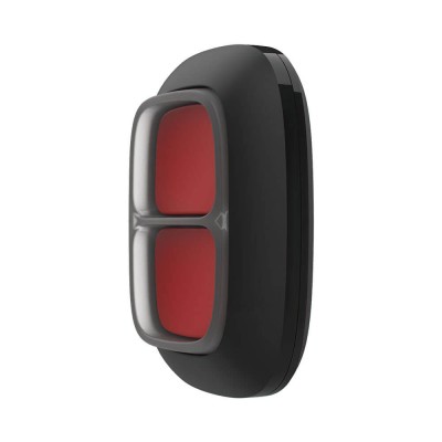 Беспроводная экстренная кнопка Ajax DoubleButton black с защитой от случайных нажатий