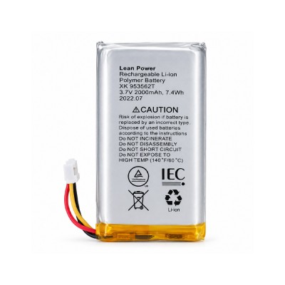 Акумулятор для Ajax Hub, Hub 2, ReX/ReX 2 2А·год, 3-pin (XK-953562T) Акумулятор для Ajax Hub, Hub 2, ReX/ReX 2 2А·год, 3-pin (XK-953562T)