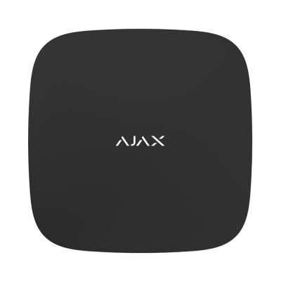 Комплект сигналізації та захисту від потопу Ajax StarterKit 2 Black + Ajax WaterStop 1" Black + у подарунок датчик затоплення Ajax LeaksProtect black