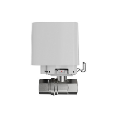 Комплект Ajax Hub 2 (2G) з краном перекриття води Ajax WaterStop 3/4" white