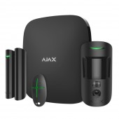 Комплект бездротової сигналізації Ajax StarterKit Cam Plus HDR Black - Wi-Fi, 2G/3G/4G, Ethernet, фотоверифікація тривог