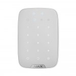 Беспроводная сенсорная клавиатура Ajax Keypad Plus white со считывателем карт Pass и брелоков Tag Беспроводная сенсорная клавиатура Ajax Keypad Plus white со считывателем карт Pass и брелоков Tag