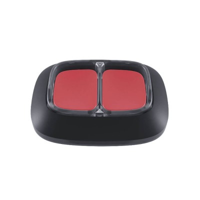 Беспроводная экстренная кнопка Ajax DoubleButton black с защитой от случайных нажатий