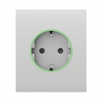 Центральная панель Ajax CenterCover (type F) white для встраиваемой розетки Центральная панель Ajax CenterCover (type F) white для встраиваемой розетки