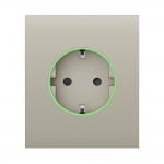 Центральна панель Ajax CenterCover (type F) ivory для вбудованої розетки