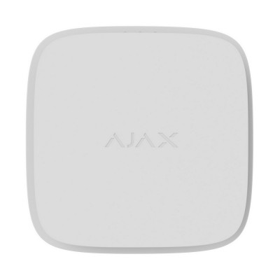 Бездротовий пожежний датчик Ajax FireProtect 2 RB white з сенсором температури зі змінними батареями Бездротовий пожежний датчик Ajax FireProtect 2 RB white з сенсором температури зі змінними батареями