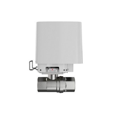 Комплект Ajax Hub 2 (2G) з краном перекриття води Ajax WaterStop 1" white