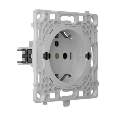 Комплект бездротової сигналізації Ajax StarterKit Cam (8EU) UA white + Вимикач Ajax LightSwitch 1-gang White одноклавішний + Реле Ajax OutletCore