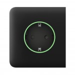 Бічна панель Ajax SideCover (type F) black для вбудованої розетки