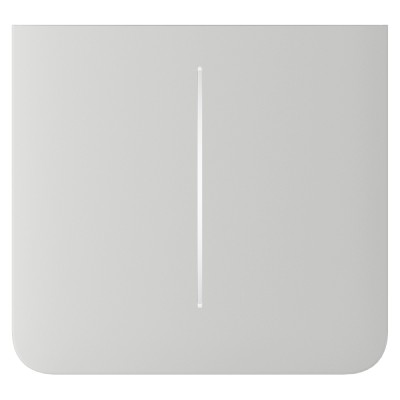 Кнопка Ajax SideButton (2-gang) vertical white для двоклавішного вимикача