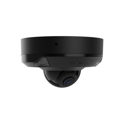 IP-відеокамера Ajax DomeCam Mini HL (5 Мп/2.8 мм) black, дротова з роздільною здатністю 5 Мп і кутом огляду до 110°