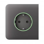 Боковая панель Ajax SideCover (type F) grey для встроенной розетки Боковая панель Ajax SideCover (type F) grey для встроенной розетки