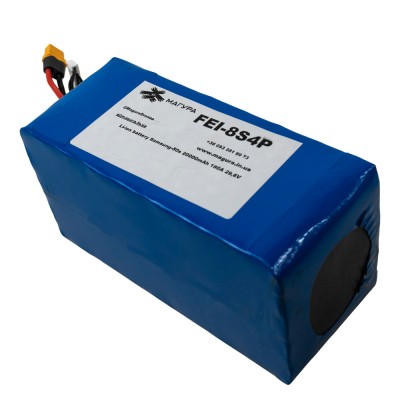 Акумулятор для FPV-дрона 8S4P Samsung 20000mAh INR21700-50S Li-Ion 28.8V 180A Акумулятор для FPV-дрона 8S4P Samsung 20000mAh INR21700-50S Li-Ion 28.8V 180A
