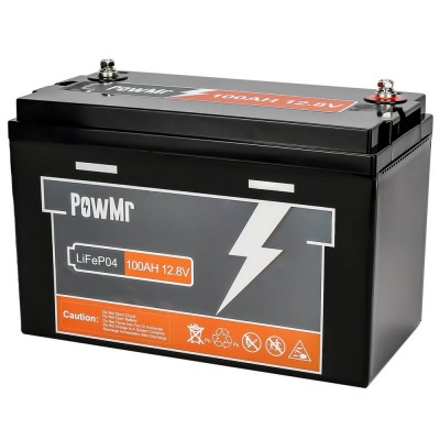 Акумулятор PowMr 12.8V 100Ah LiFePo4 (POW-100AH-12V) Акумулятор PowMr 12.8V 100Ah LiFePo4 (POW-100AH-12V)