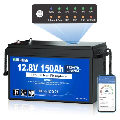 Аккумулятор LiFePO4 DC HOUSE 12.8V Bluetooth 150Ah (ECO-LFP1215005)