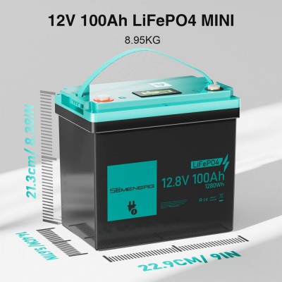 Акумуляторна батарея SEMENERG LiFePO4 12.8V 100Ah