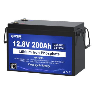 Аккумулятор LiFePO4 DC HOUSE 12.8V 200Ah (ECO-LFP12200)