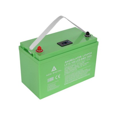 Аккумулятор LiFePO4 LP12-100 100Ah 12V 100A LCD с Bluetooth