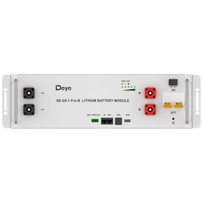 Акумуляторна батарея Deye SE-G5.1 Pro-B LiFePO4 51,2V 100Ah Акумуляторна батарея Deye SE-G5.1 Pro-B LiFePO4 51,2V 100Ah